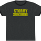 stormy sunshine penny tee. charcoal color. free shipping. unisex.