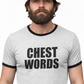 Chest Words Penny Tee - White Shirt - FubarShirts.com - unisex - free shipping.