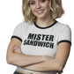 Mister Sandwich Penny Tee - white shirt - Fubarshirts.com - free shipping.