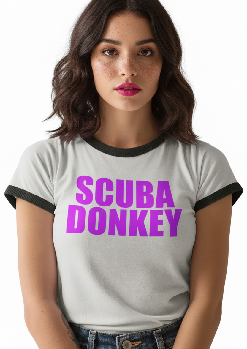 Scuba Donkey Penny Tee. iCarly fan shirt. FubarShirts.com - Free Shipping.