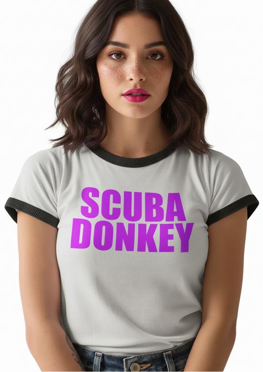 Scuba Donkey Penny Tee. iCarly fan shirt. FubarShirts.com - Free Shipping.