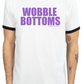 Wobble Bottoms Penny Tee from FubarShirts.com. Free Shipping. Ships fast. Made in USA. White Shirt.