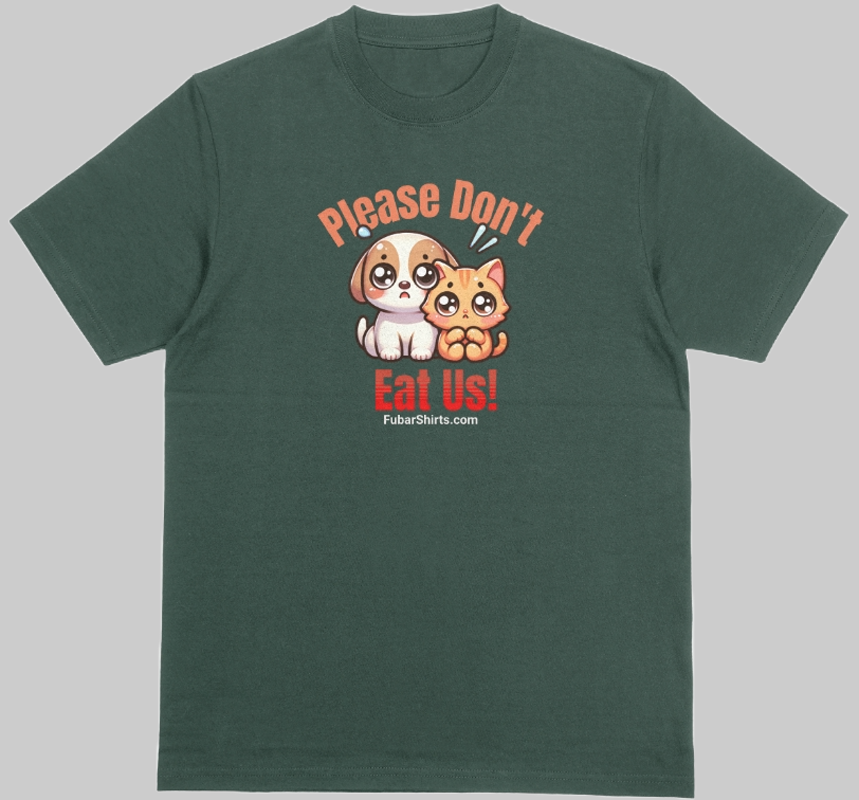 Kawaii T-shirt | Don't Eat Us Puppy Kitty Shirt