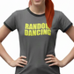 Charcoal colored Randon Dancing Penny Tee by FubarShirts.com. Free Shipping. Unisex.