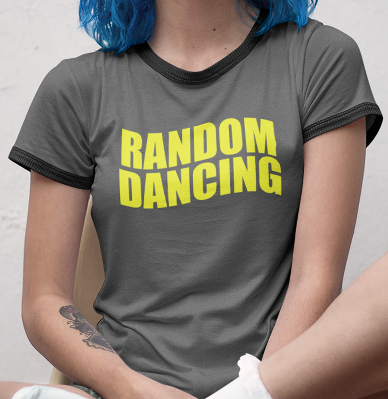 Random Dancing Penny Tees Ringer T shirt