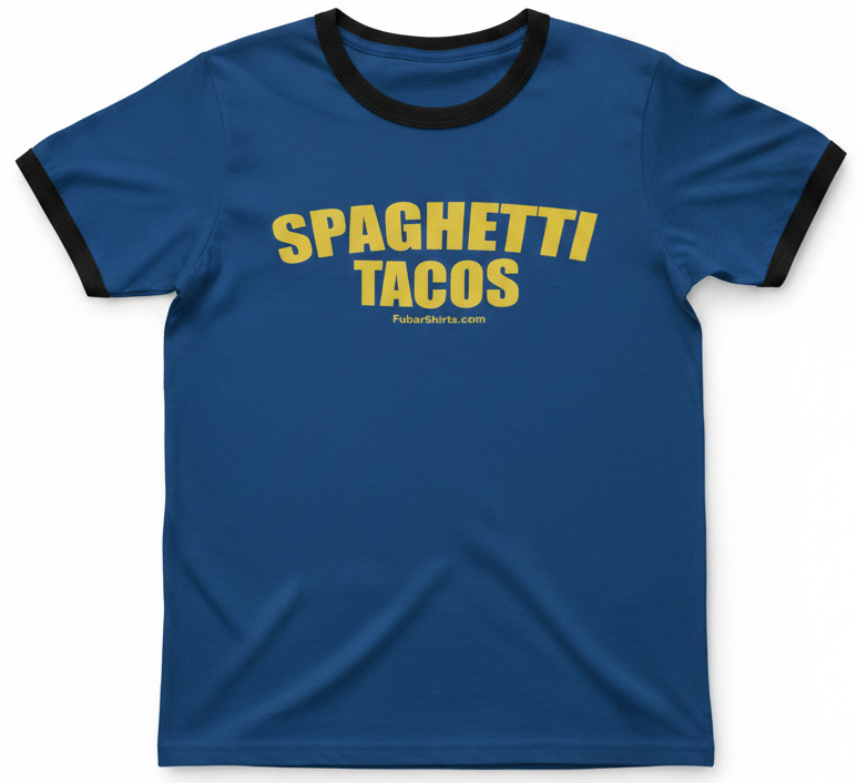 Spaghetti Tacos Penny Tee from iCarly. Free Shipping. Unisex. FubarShirts.com