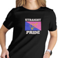 Straight Pride T-shirt. Black. Unisex. Free Shipping. 