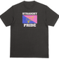 Straight Pride T-shirt. Black. Unisex. Free Shipping. 
