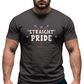 Straight Pride T-shirt by fubarshirts.com. Black premium cotton tee. Free Shipping.