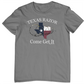 Texas Razor Come Get It t-shirt. Charcoal colored Tee. FubarShirts.com