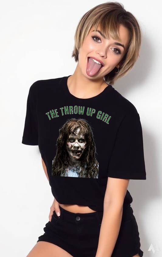 The Throw Up Girl T-shirt. Unisex. Free Shipping.