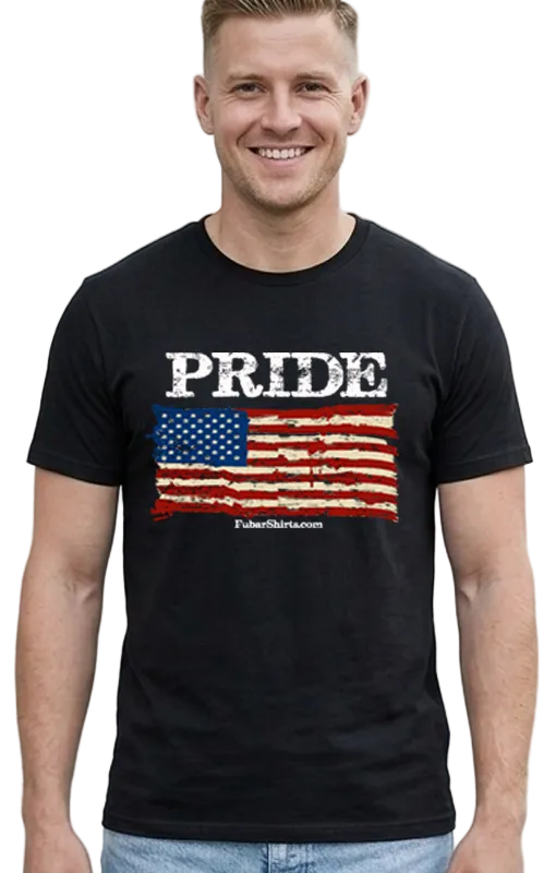 This is My Flag Pride T-shirt. FubarShirts.com. Unisex. Premium Gildan Soft Style Cotton. Free Shipping.