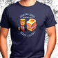 Funny new shirt. American Tariff Sandwiches. They are Trump-Licious!
Navy Blue t-shirt. Free Shipping.