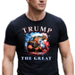 Trump The Great premium t-shirt. Unisex. Gildan Soft Style. Free Shipping. Black shirt. FubarShirts.com