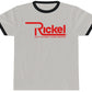 Rickel T-shirt. Retro design. Ringer Tee. Heather.