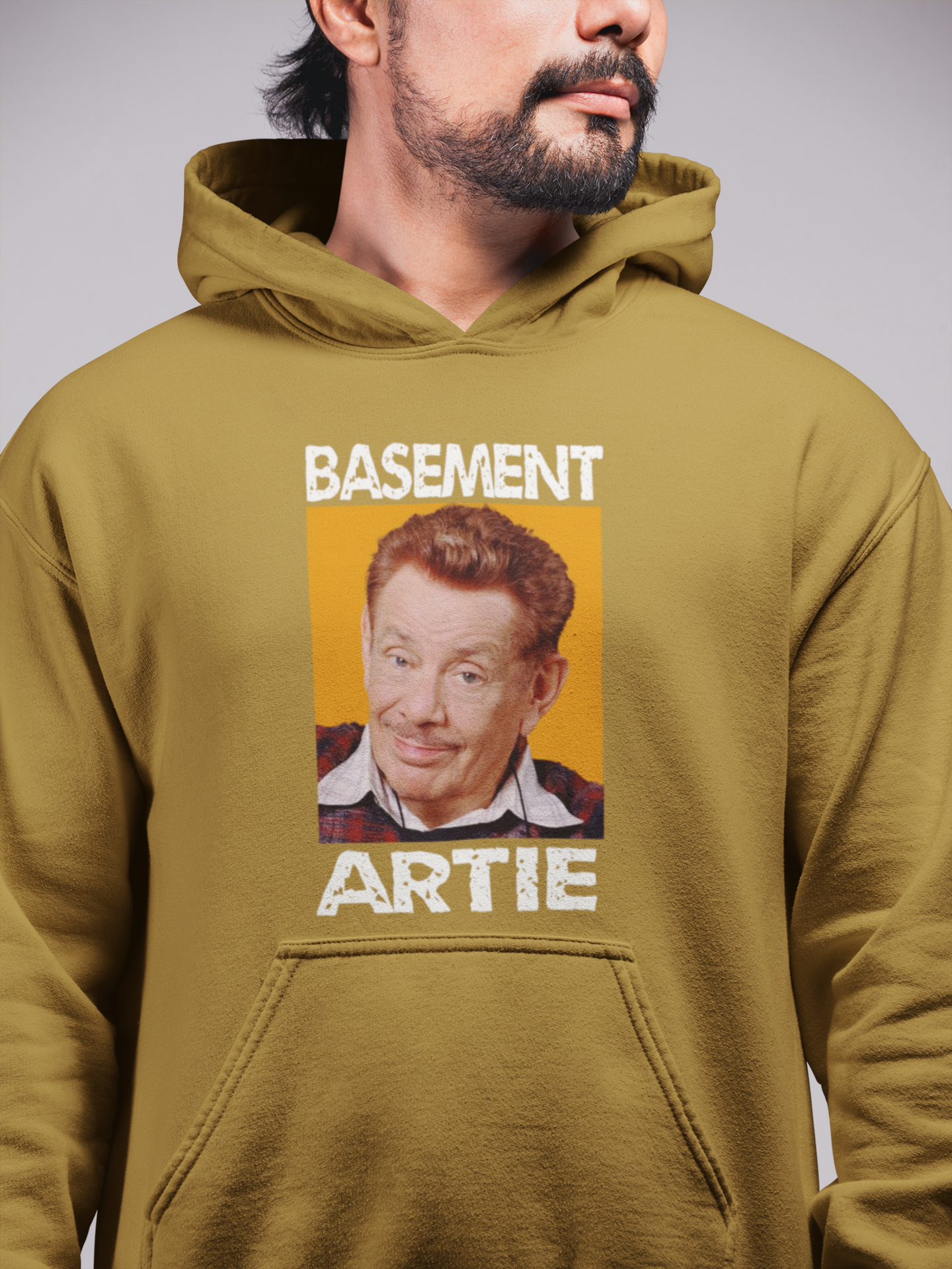 basement artie hoodie | old gold sweatshirt | arthur spooner king of queens