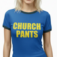Church Pants Penny Tee | Unisex | Blue ringer Tee | Icarly Style