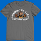 Demented Old Circus Monkey t-shirt. Funny TV Tees. Charcoal color. $16.99