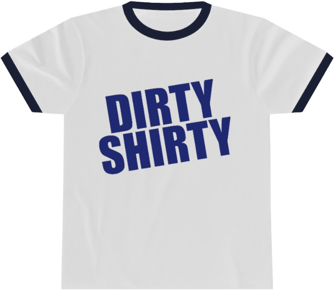 Dirty Shirty Penny Tee.  White Shirt. Sizes s - 3x. 