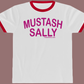 mustash sally penny tee. White w red trim. Ringer shirt. Like ICarly shirts.